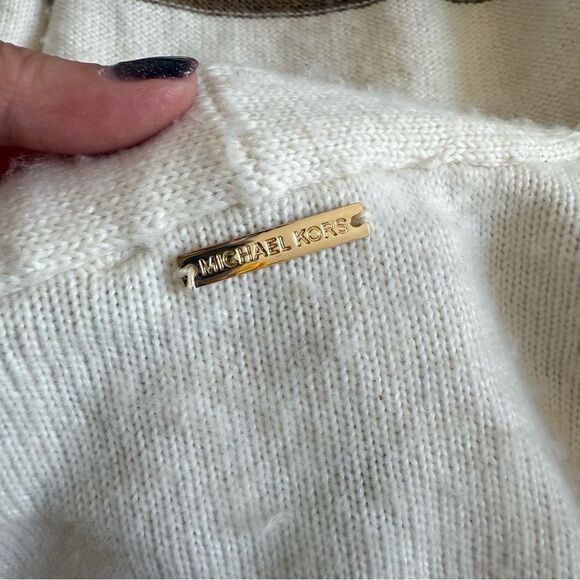 Michael Kors Cream Knit Sweater - Picture 6 of 11